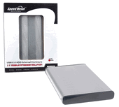 Speed Metal USB 2.5" SATA external enclosure - Click Image to Close